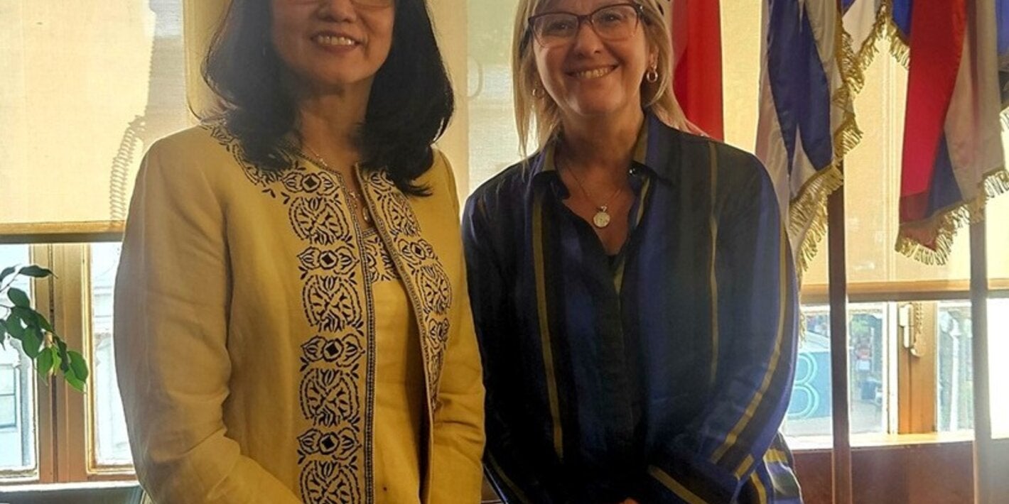 Ministra Lustemberg y Representante Chang