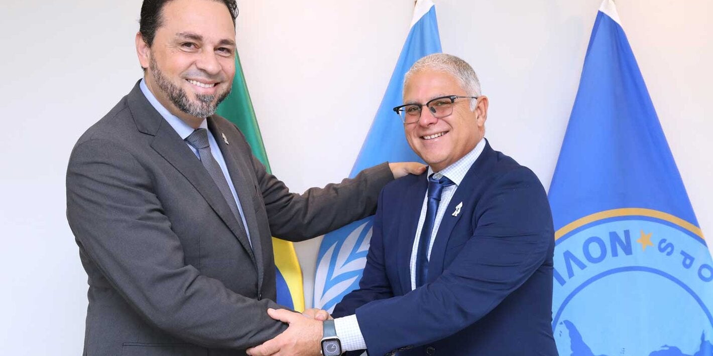 representante da Organização Pan-Americana da Saúde (OPAS) e da Organização Mundial da Saúde (OMS) no Brasil, Cristian Morales, esteve reunido com o diretor do Fundo Nacional de Saúde (FNS) do Ministério da Saúde, Dárcio Guedes Júnior
