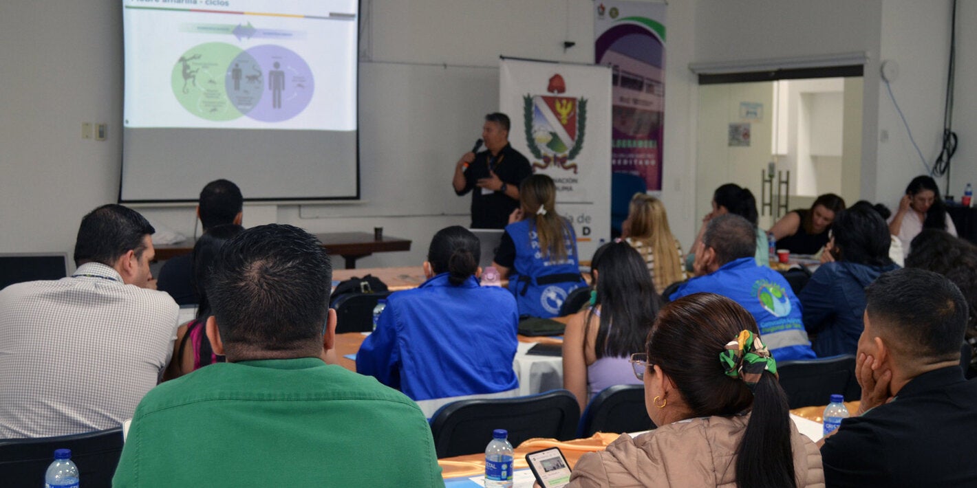 La OPS fortalece la vigilancia integrada epizoótica y vectorial de fiebre amarilla en Colombia