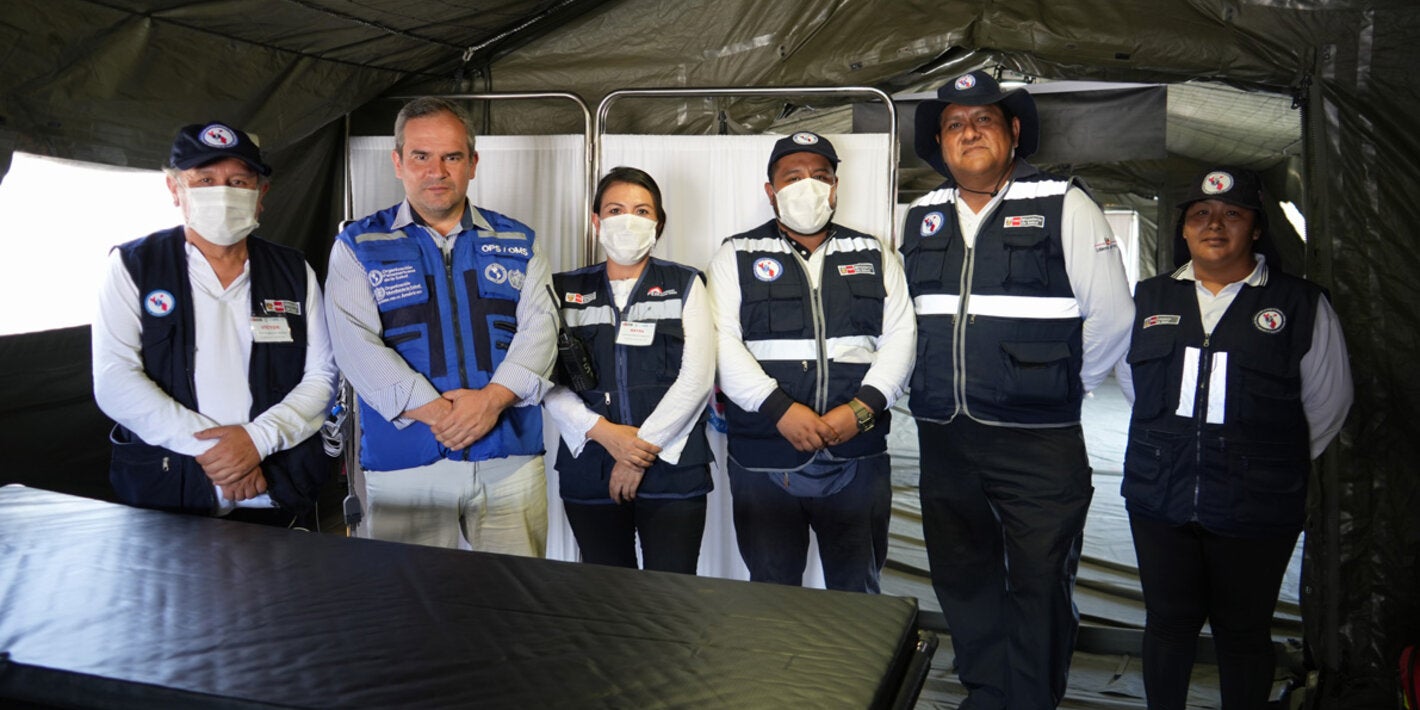 OPS/Luz Rospigliosi || Participantes en el segundo entrenamiento y conformación de los Equipos Médicos de Emergencia (EMT) del país