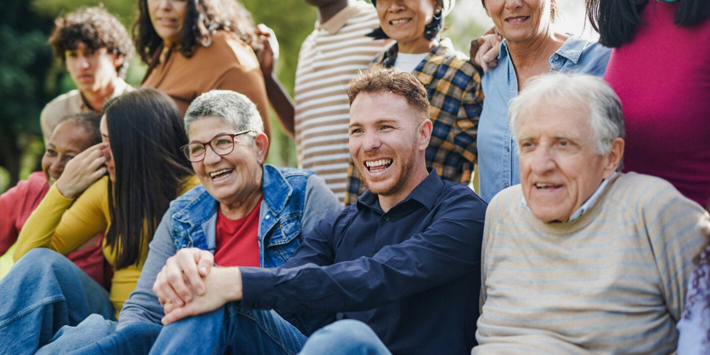Group of people of various ages
