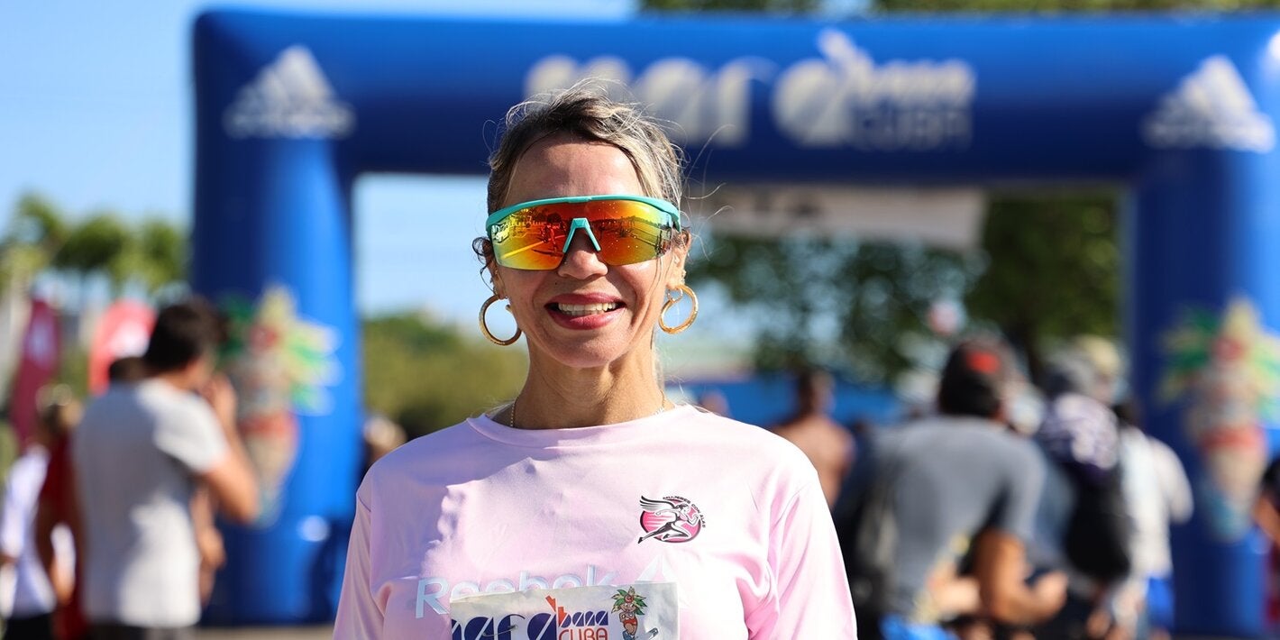 Yoenny Mayacén, ganadora maratón femenina por el 8 de marzo 2025