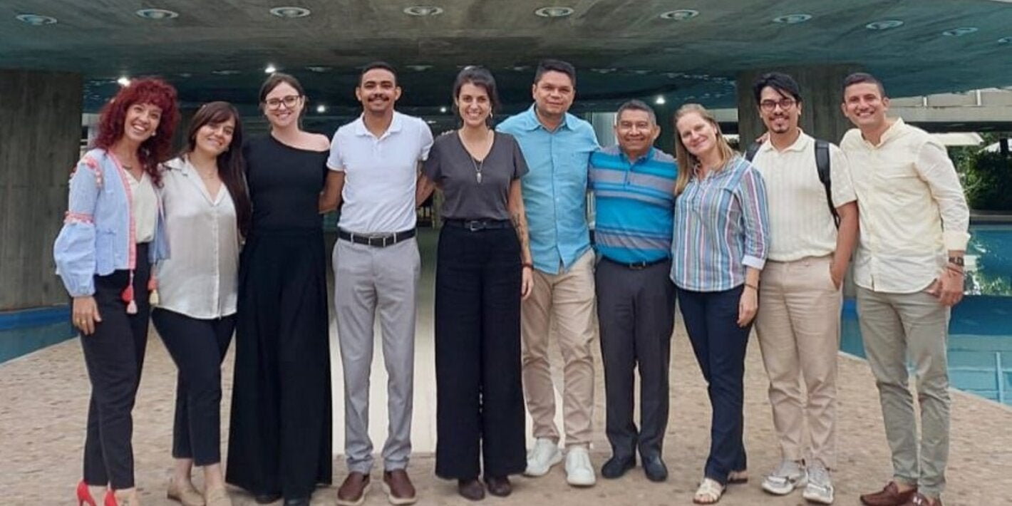 Participantes Missão de Cooperação Técnica OPAS/OMS sobre o fortalecimento da vigilância de influenza e vírus respiratórios