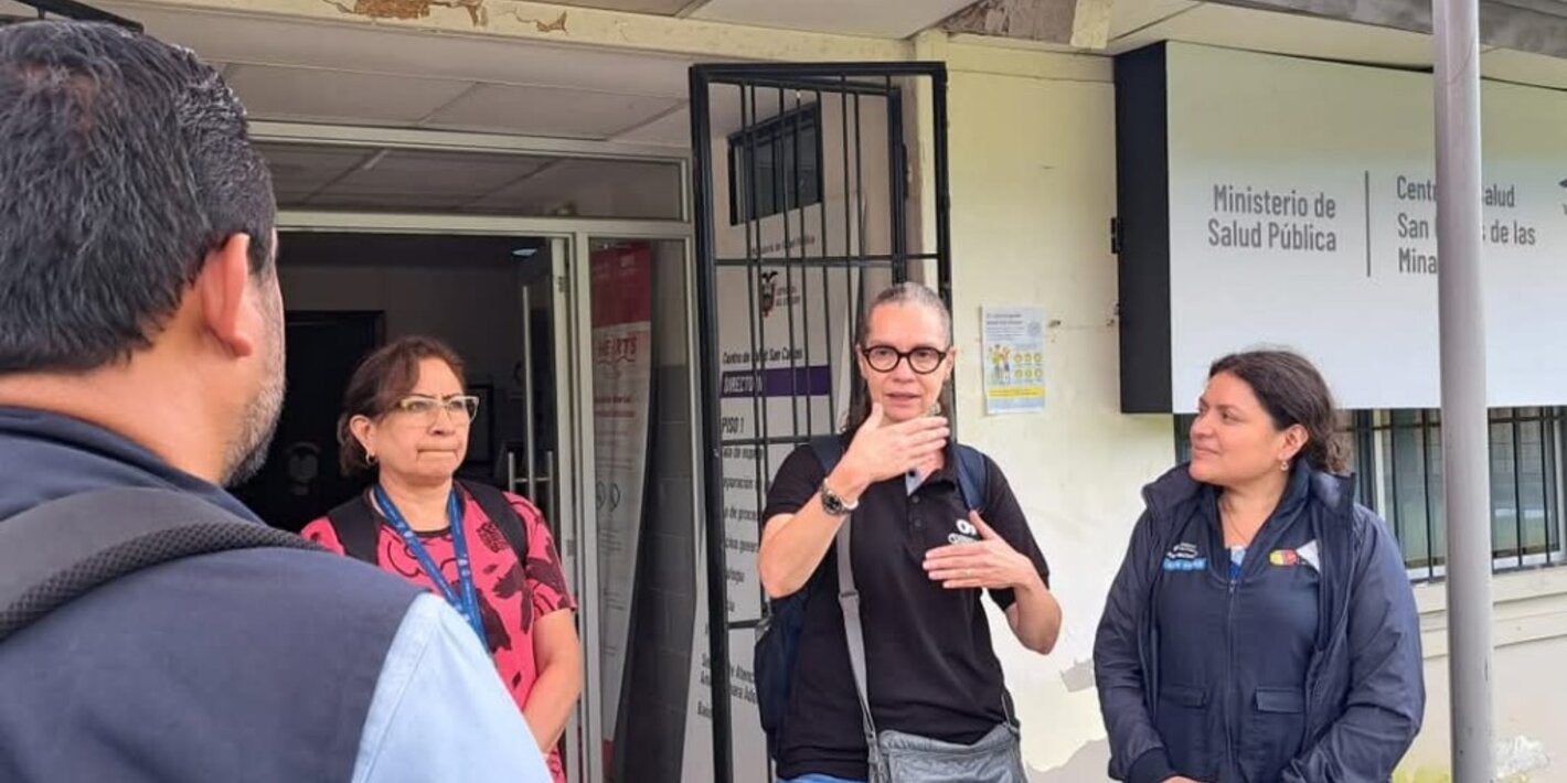 Equipos técnicos del Ministerio de Salud Pública (MSP) y la Organización Panamericana de la Salud/Organización Mundial de la Salud (OPS/OMS) hacen la búsqueda de posibles casos de fiebre amarilla. 