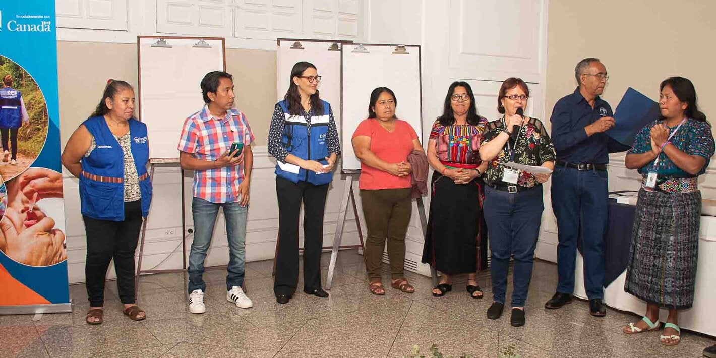 Taller comunitario para vacunación