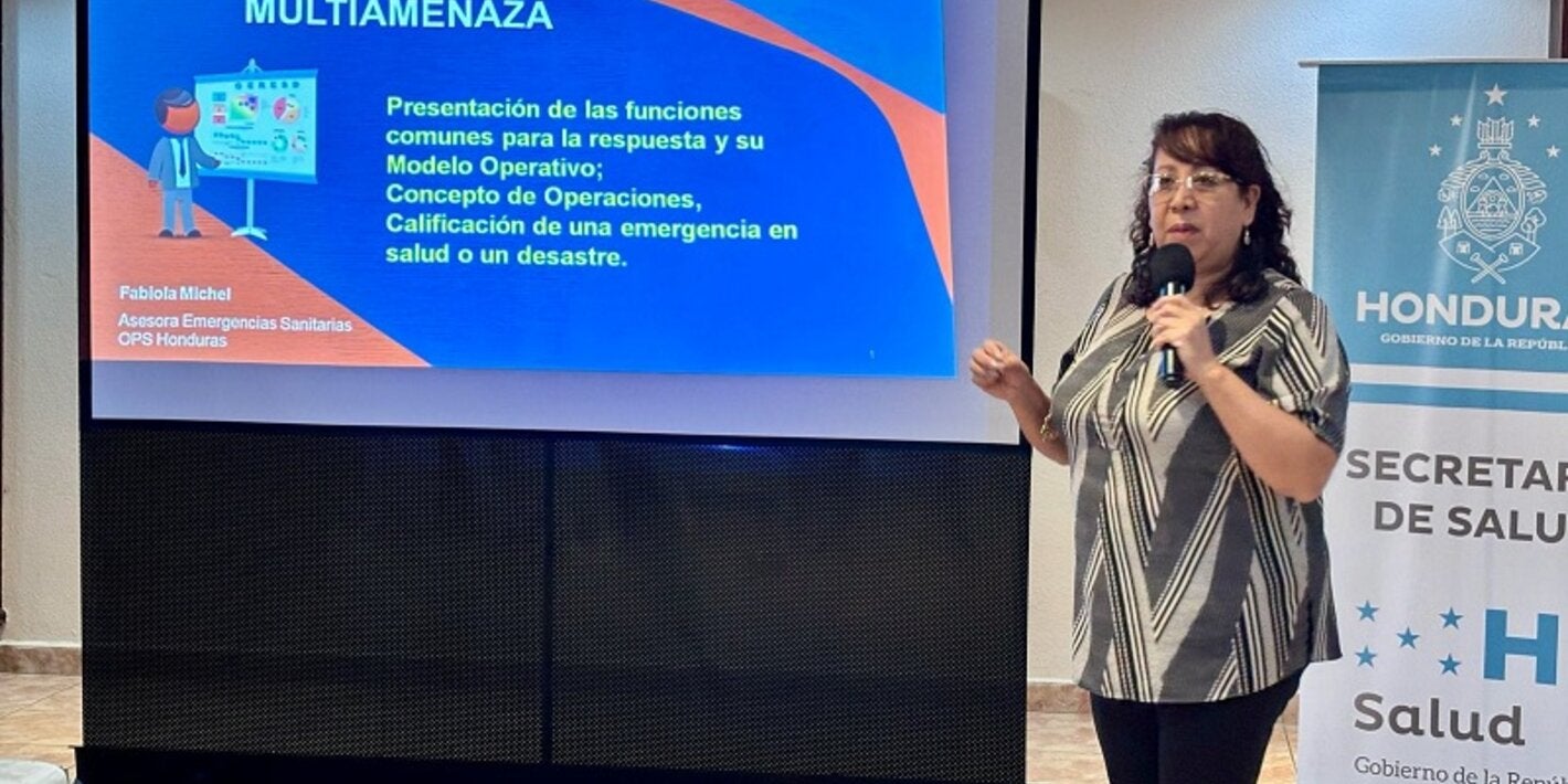 Fabiola Michel explica el marco de respuesta multiamenaza