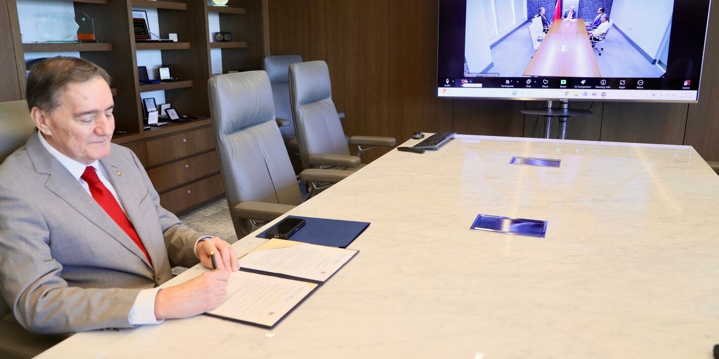 Virtual Signing of Country Cooperation Strategy 2025-2030 Between PAHO/WHO and Trinidad and Tobago. Dr. Jarbas Barbosa Da Silva, Director of the Pan American Health Organization (PAHO-WHO)