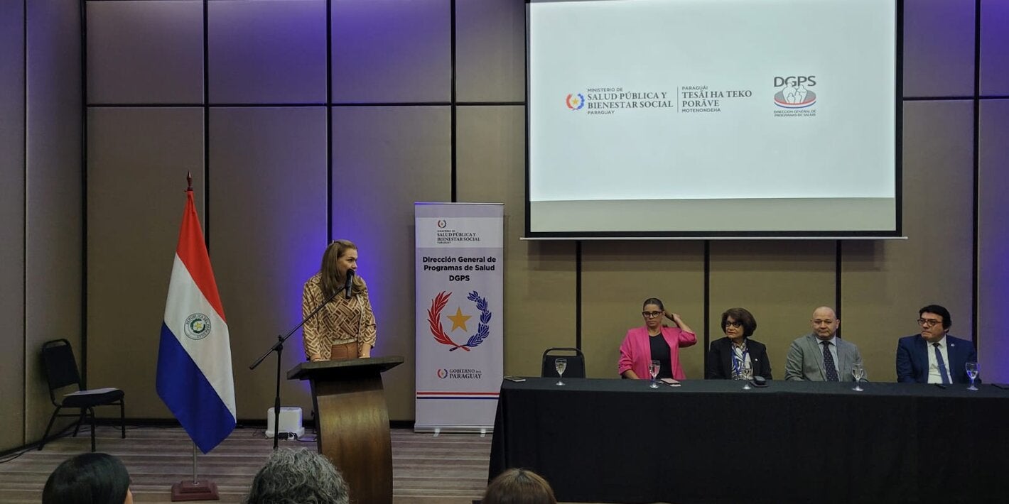 Ministra de Salud de Paraguay durante Día Mundial de la Salud