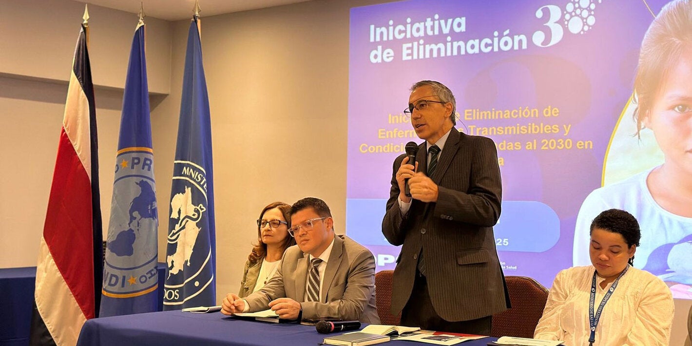 Representante de la OPS en Costa Rica, Alfonso Tenorio, participa en  segundo taller del 21 al 23 de mayo para definir acciones clave y soluciones estratégicas que aceleren la eliminación de las 21 enfermedades y condiciones relacionadas 