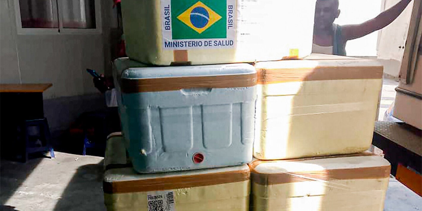 Las vacunas contra la rabia en humanos llegaron al país procedentes de Brasil