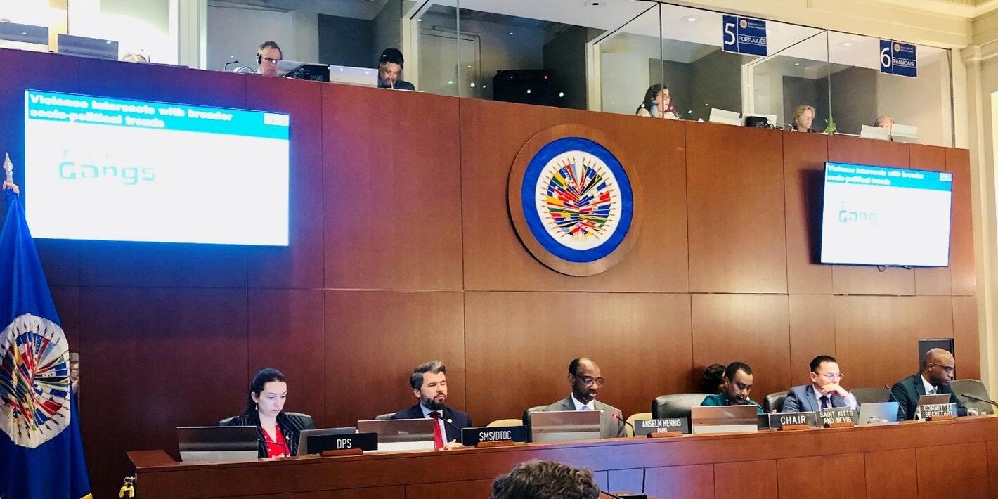 A group of people sitting in a room