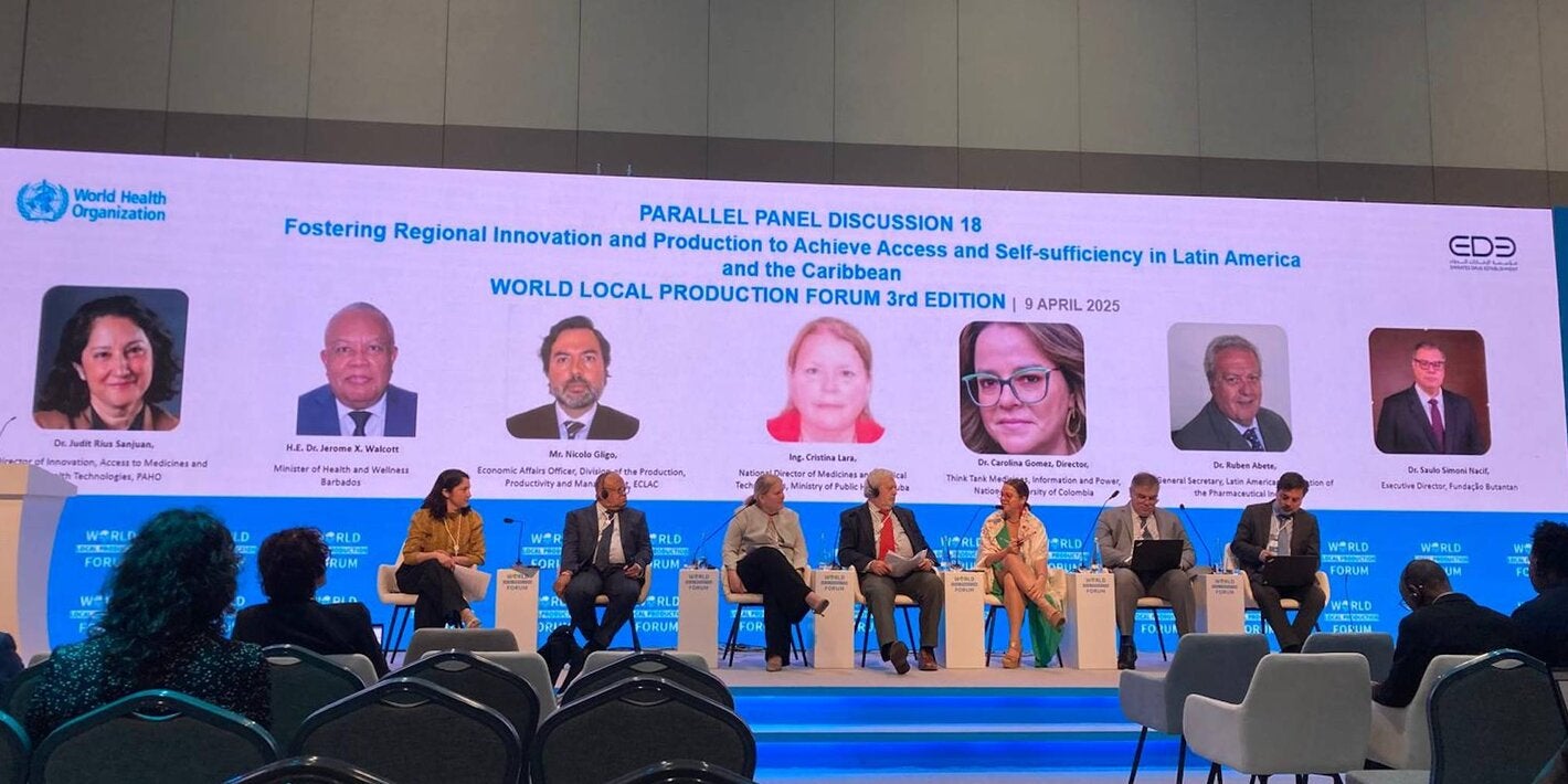 PAHO at the World Local Production Forum
