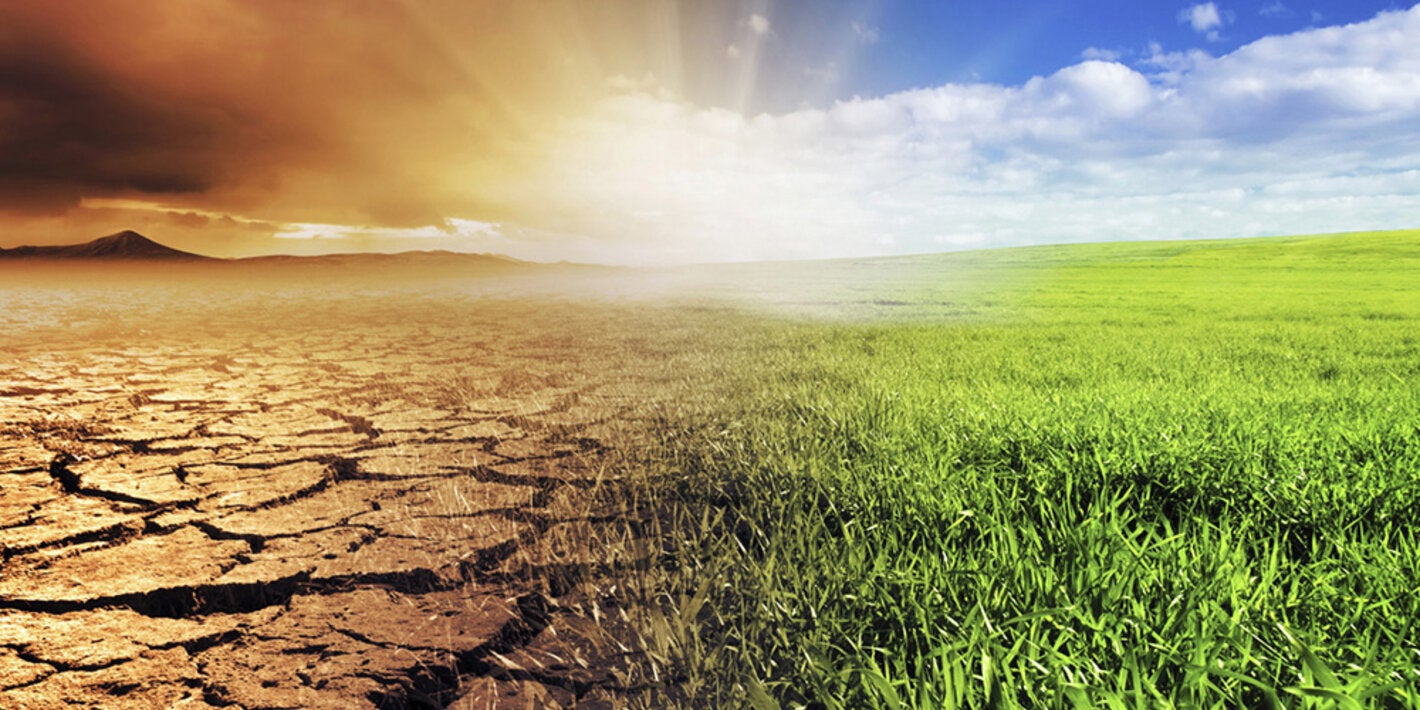 stylized climate change graphic