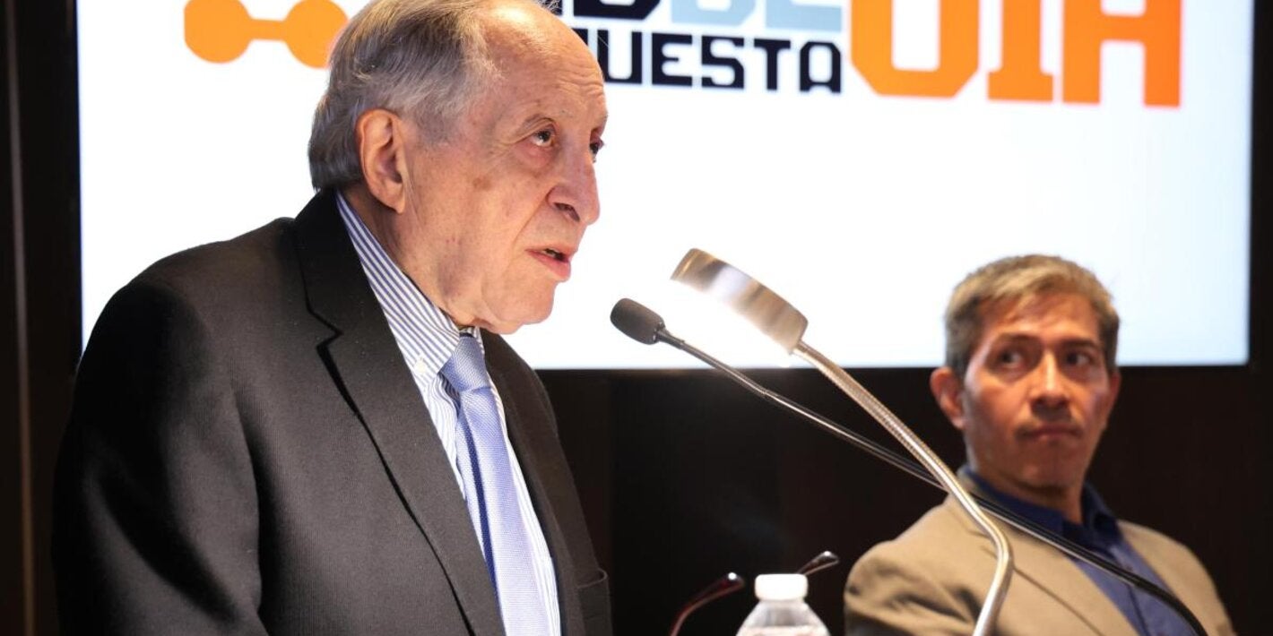 El secretario de Salud, David Kershenobich, durante el lanzamiento de la Red de Respuesta al VIH