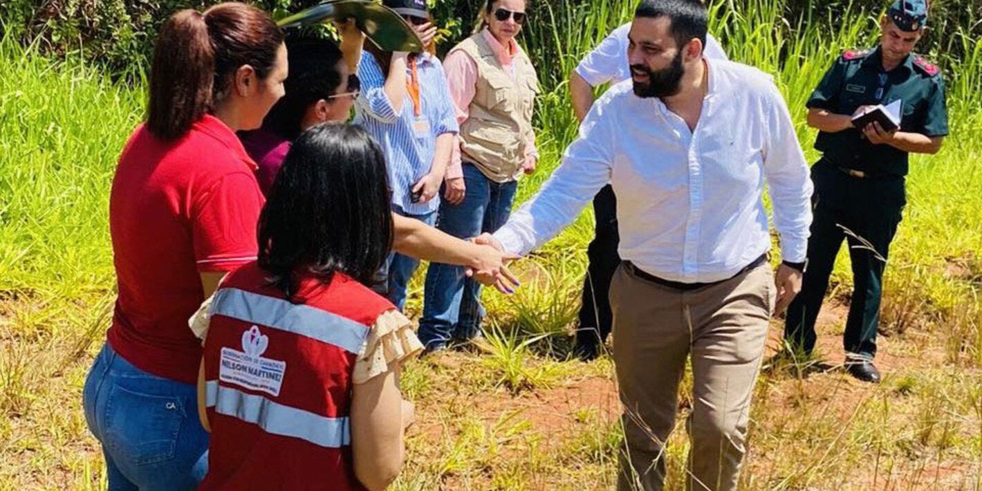 Dr. Sergio Ambrasath, Director Regional de la XIV Región Sanitaria Canindeyú.