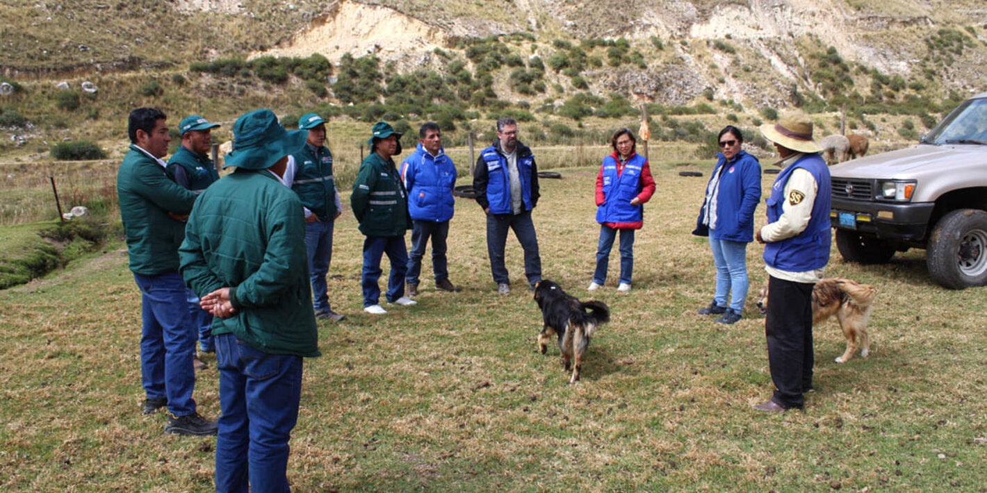 Red de Salud Jauja / Equipos técnicos realizan visita de campo en la zona de Canchayllo, Jauja, Junín