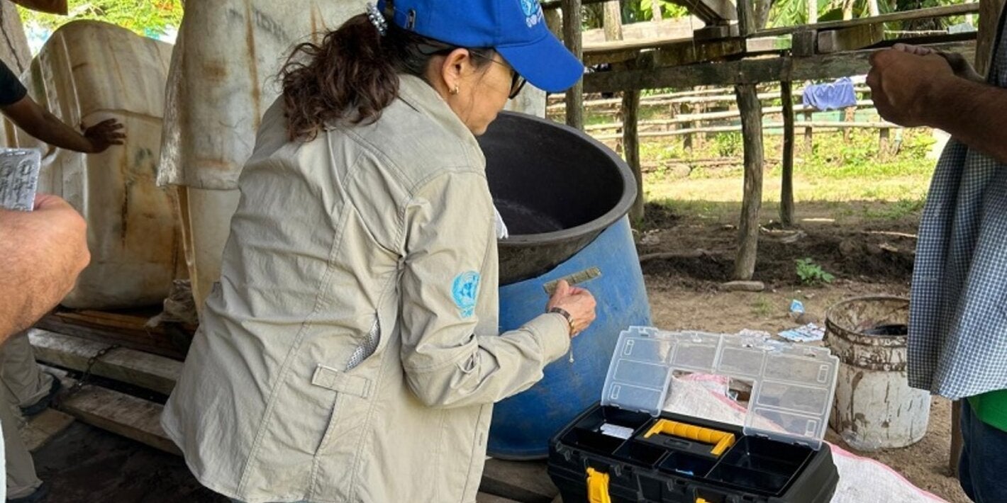 Aída trabaja en Gracias a Dios buscando eliminar la malaria