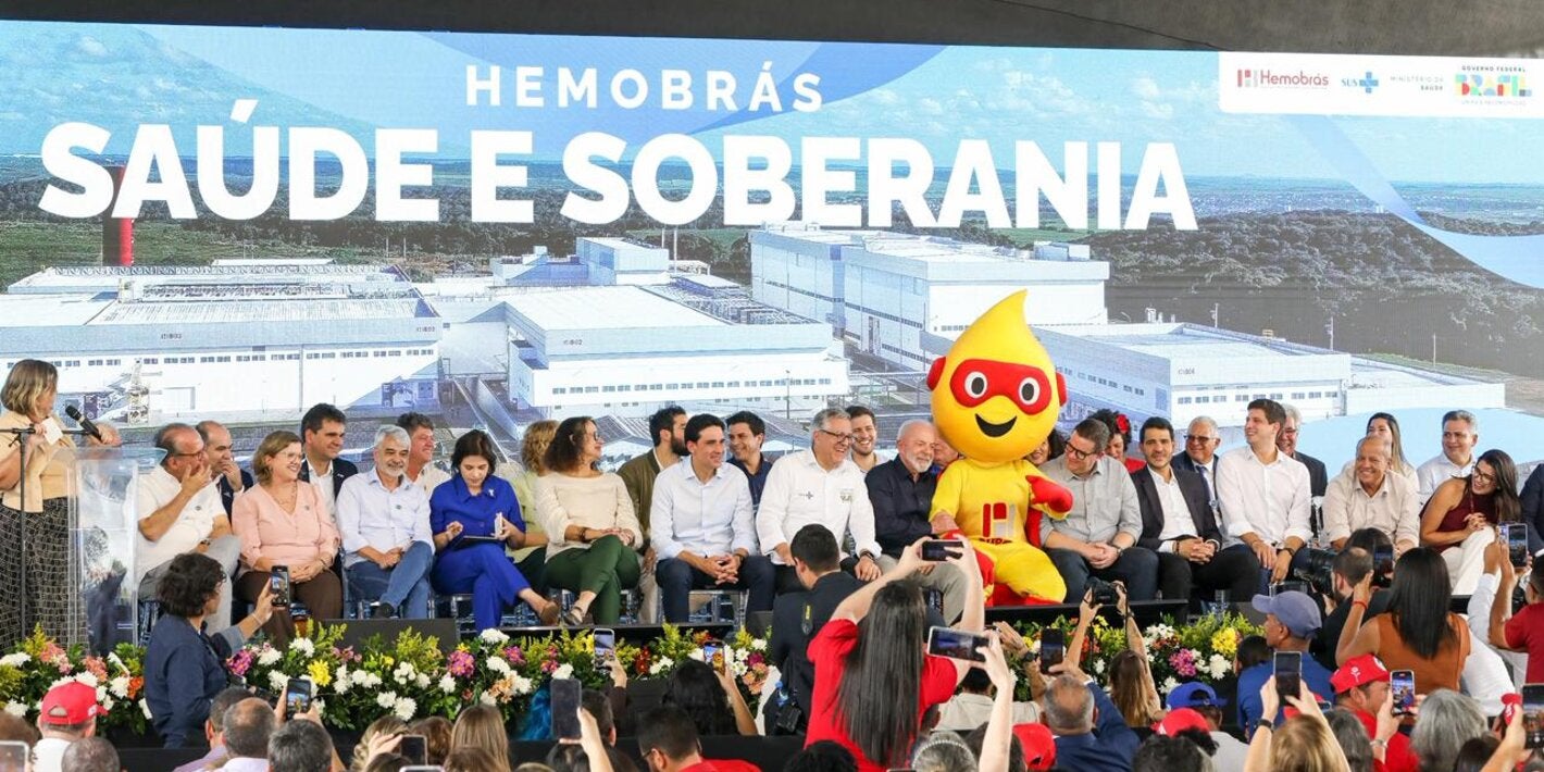 Evento de inauguração da nova planta industrial da Hemobrás