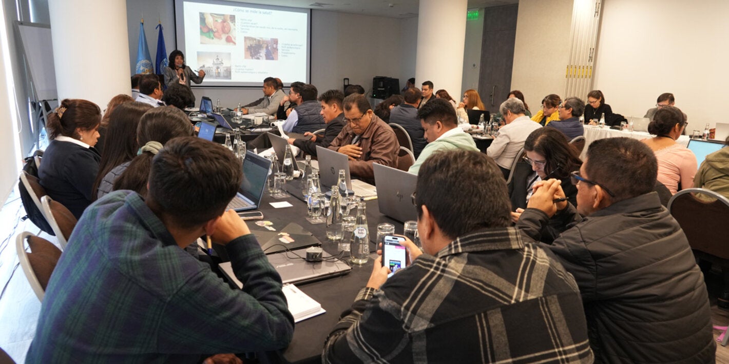 Participantes del curso "Análisis de datos en salud, con énfasis en estadísticas vitales"