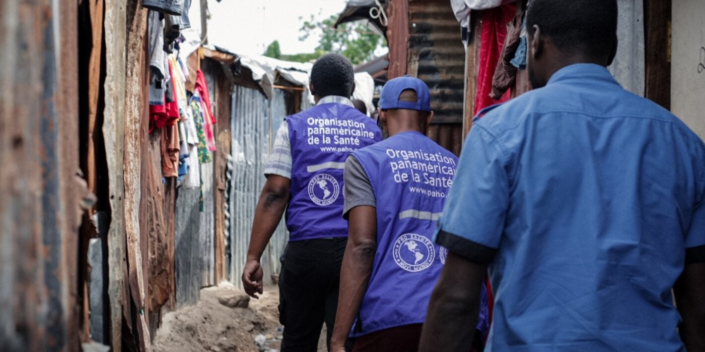 PAHO Personal in an IDP Site