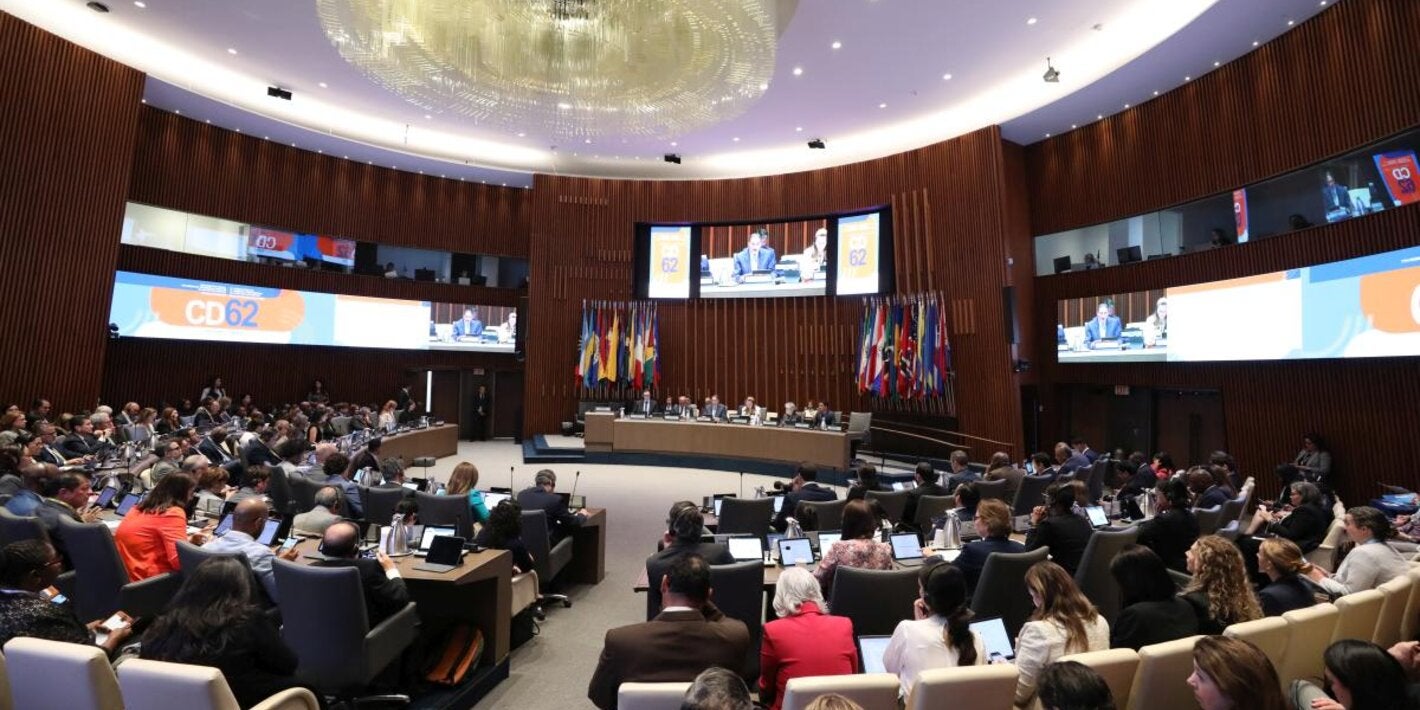 Las máximas autoridades de salud de las Américas se reúnen en el 62 Consejo Directivo de OPS