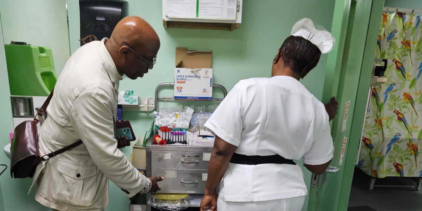 IPC assessment at a hospital