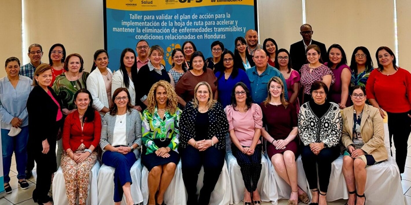 Participantes en la validación de la hoja de ruta de eliminación de enfermedades