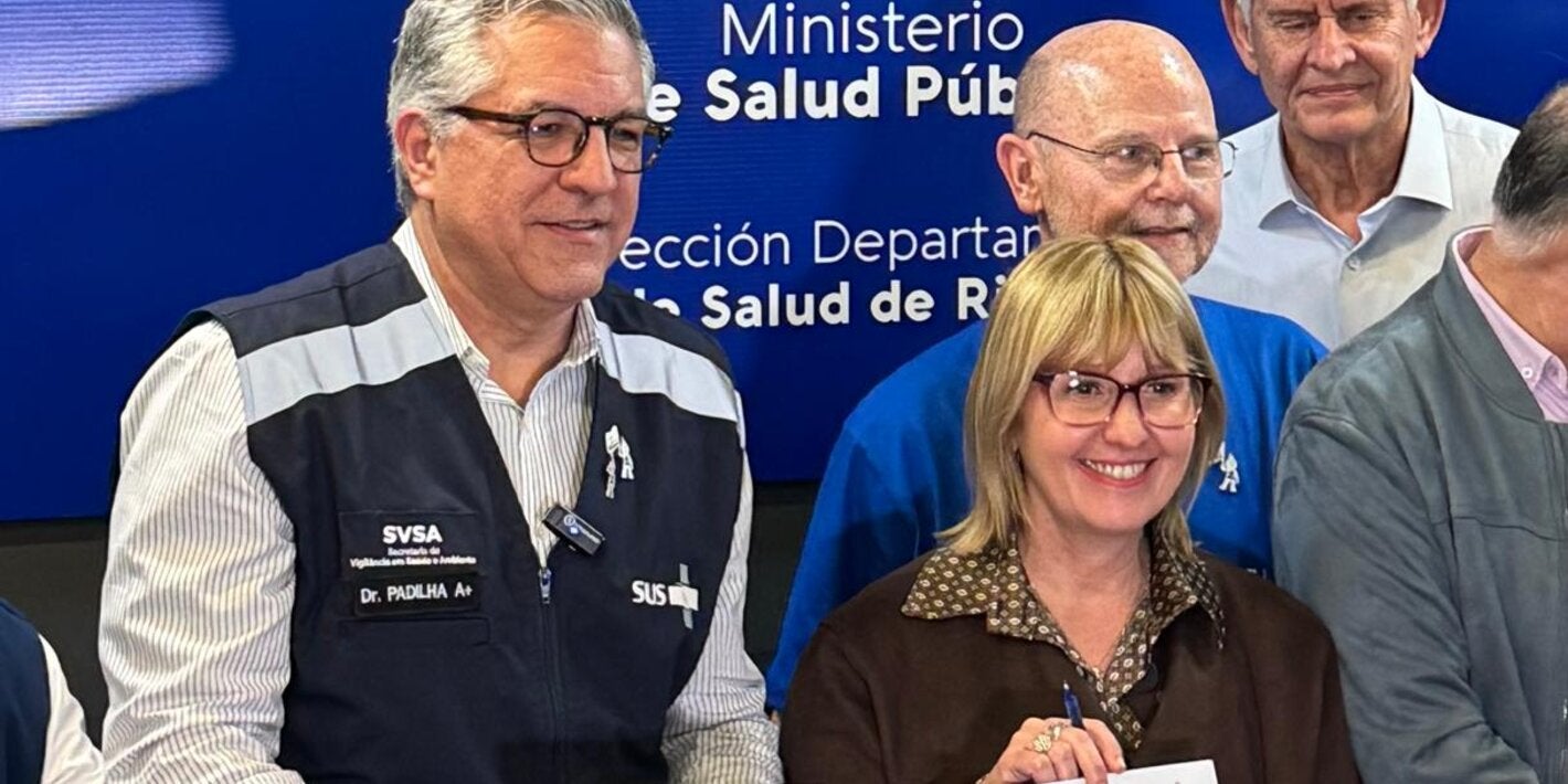 Ministro Padilha BRA y Ministra Lustemberg URY