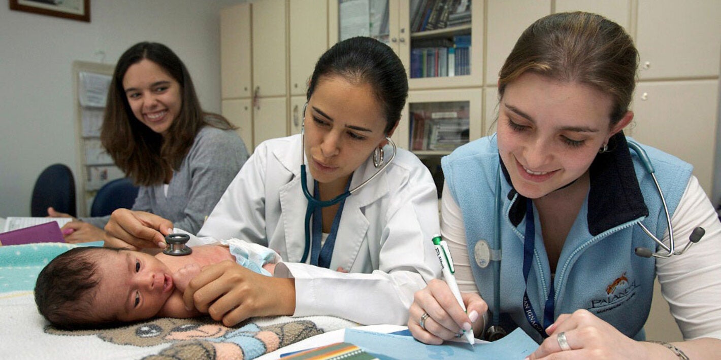 Newborn in hospital setting
