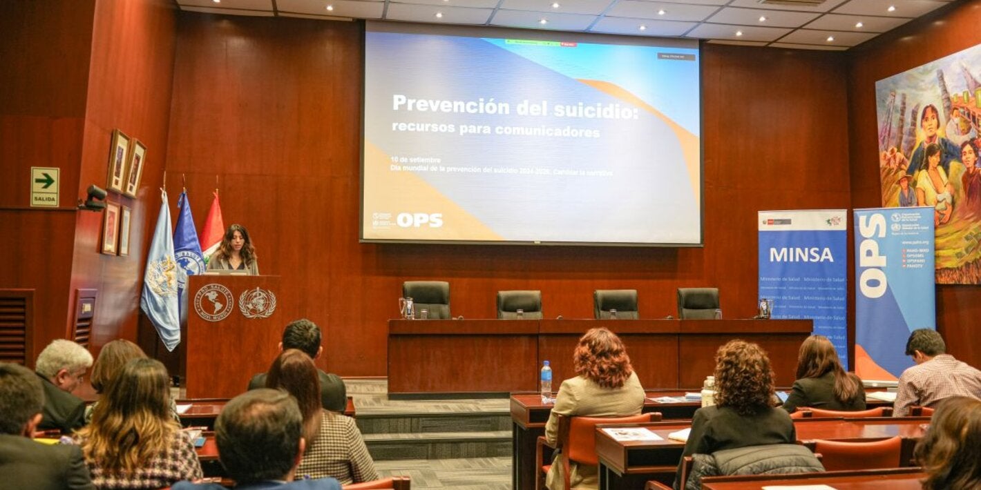 conversatorio Comunicación responsable para la prevención del suicidio