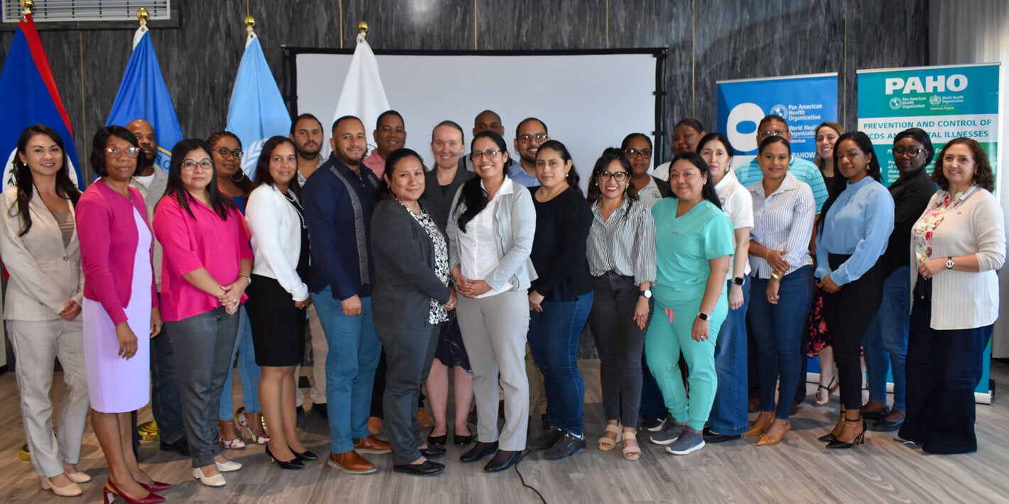 Group photo of the diabetes workshop.