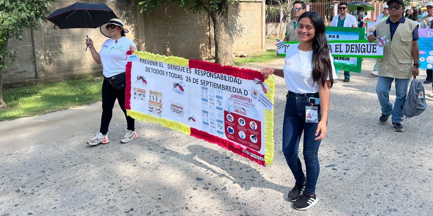 Comunidad de Pinalejo en acción contra el Dengue