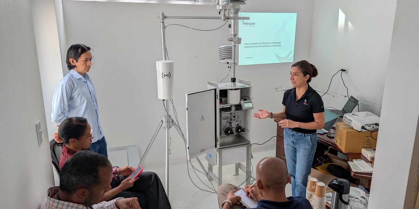OPS/OMS fortalece capacidades nacionales para el monitoreo de la calidad del aire en República Dominicana