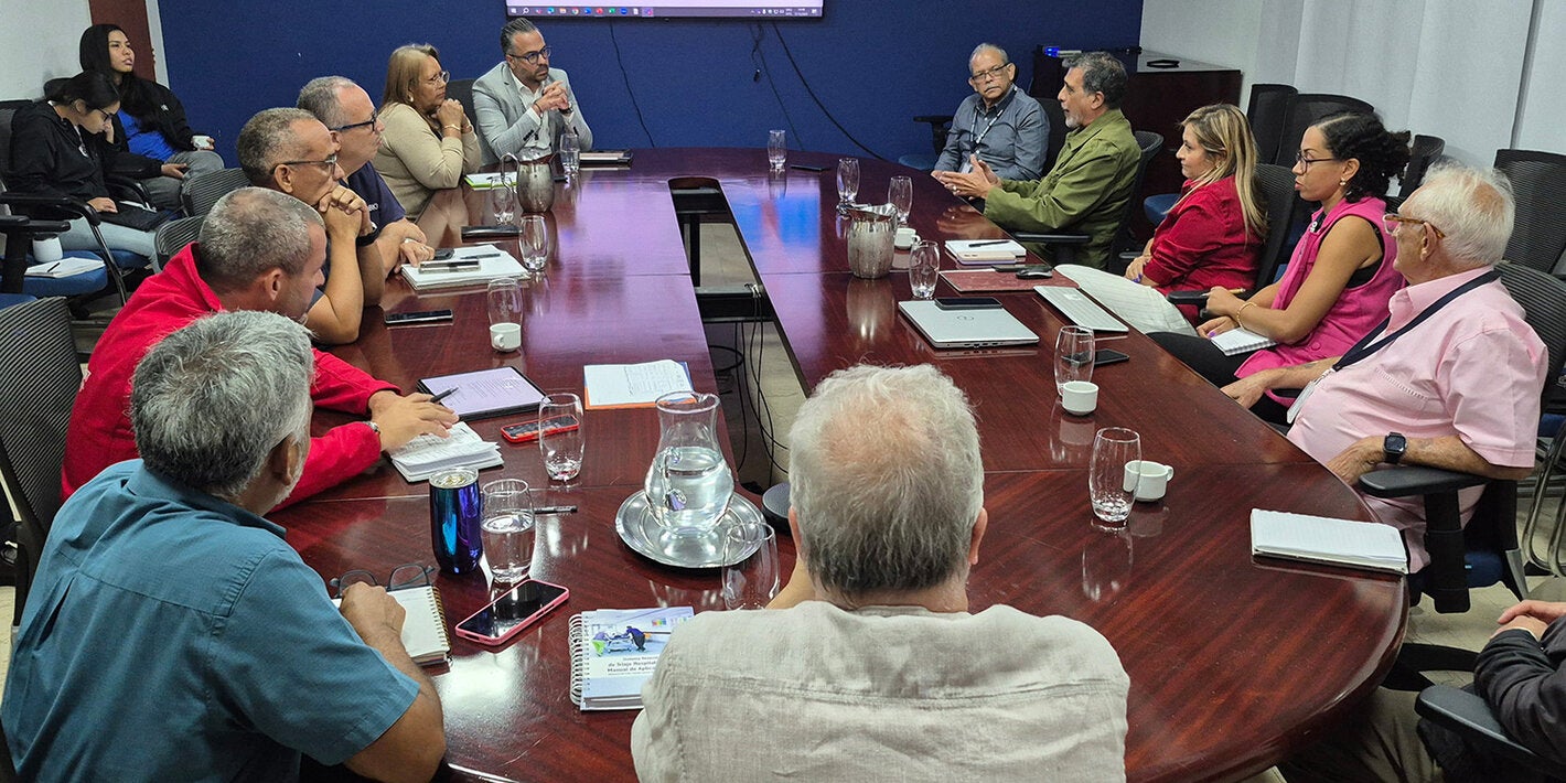 Representantes de Biotecfar, Quimbiotec y Agrobiotechs se dieron cita en la sede de OPS Venezuela