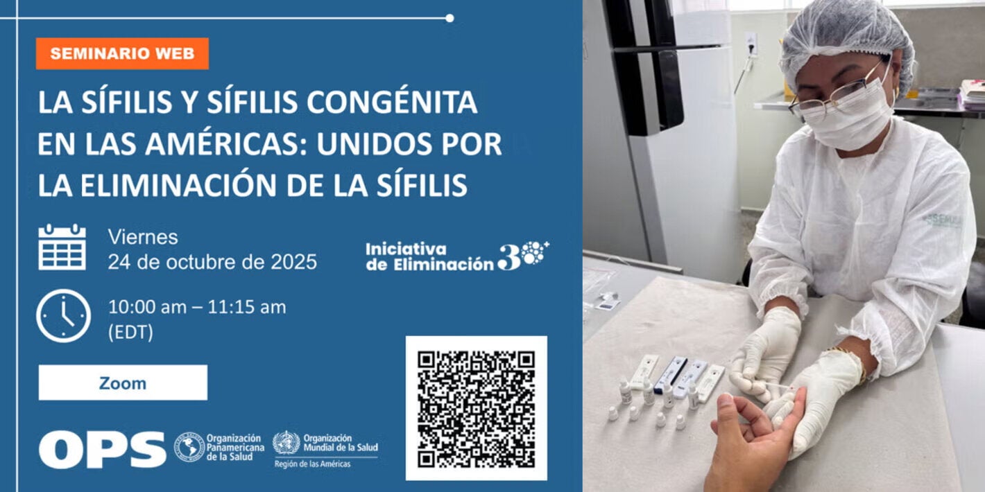 webinario por la Sífilis y Sífilis congénita en las Américas