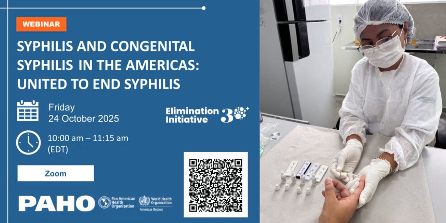 Syphilis and congenital syphilis in the americas