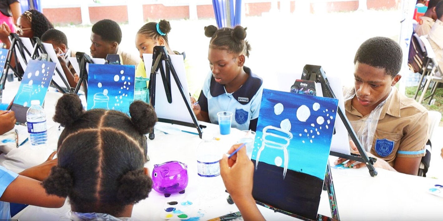 Sip and Paint activity