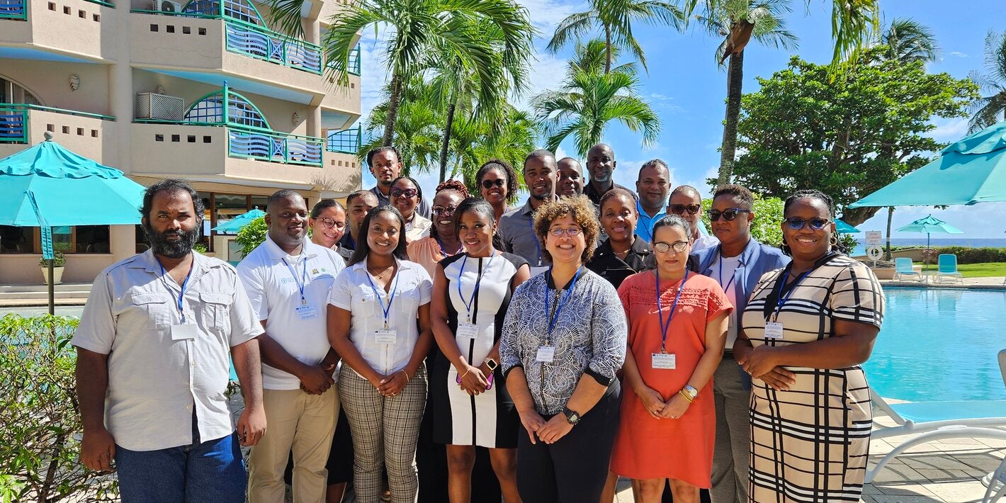 Participants of the workshop on Early Warning Systems for heat and dust-related illnesses.