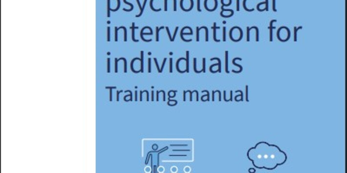 Cover of the publication Home/Publications/Overview/Problem Management Plus (PM+) psychological intervention for individuals: training manual Problem Management Plus (PM+) psychological intervention for individuals: training manual