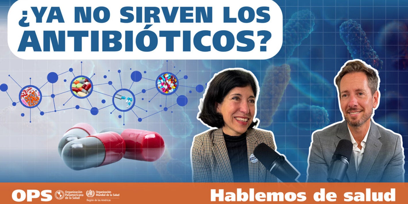 Portada de episodio sobre resistencia antimicrobiana