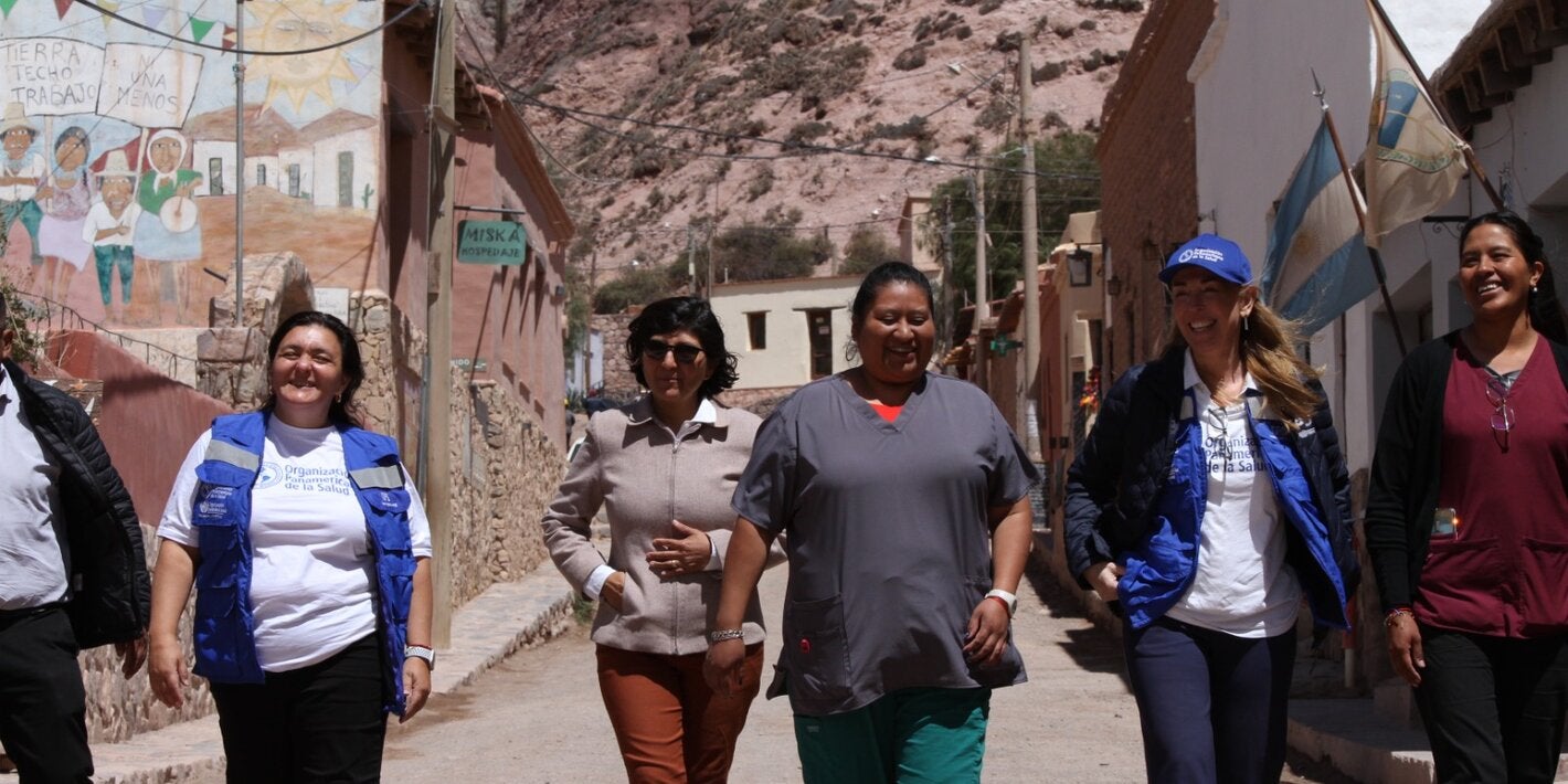 Foto de uno de los momentos de la recorrida