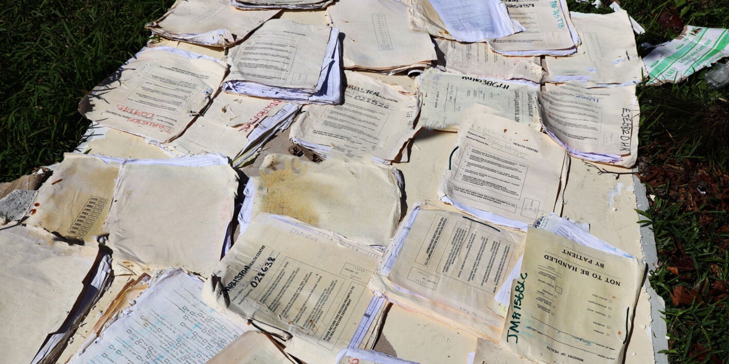 Damaged patient records