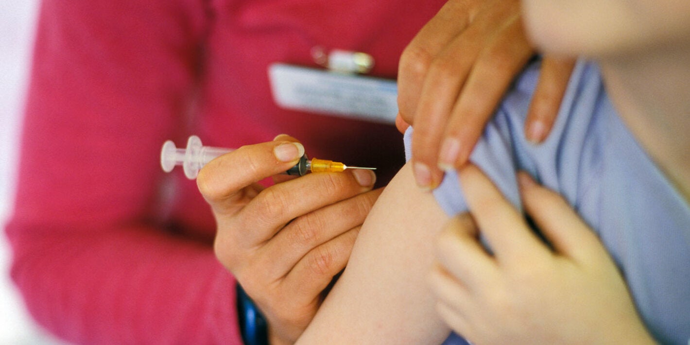 Vacinação contra o sarampo