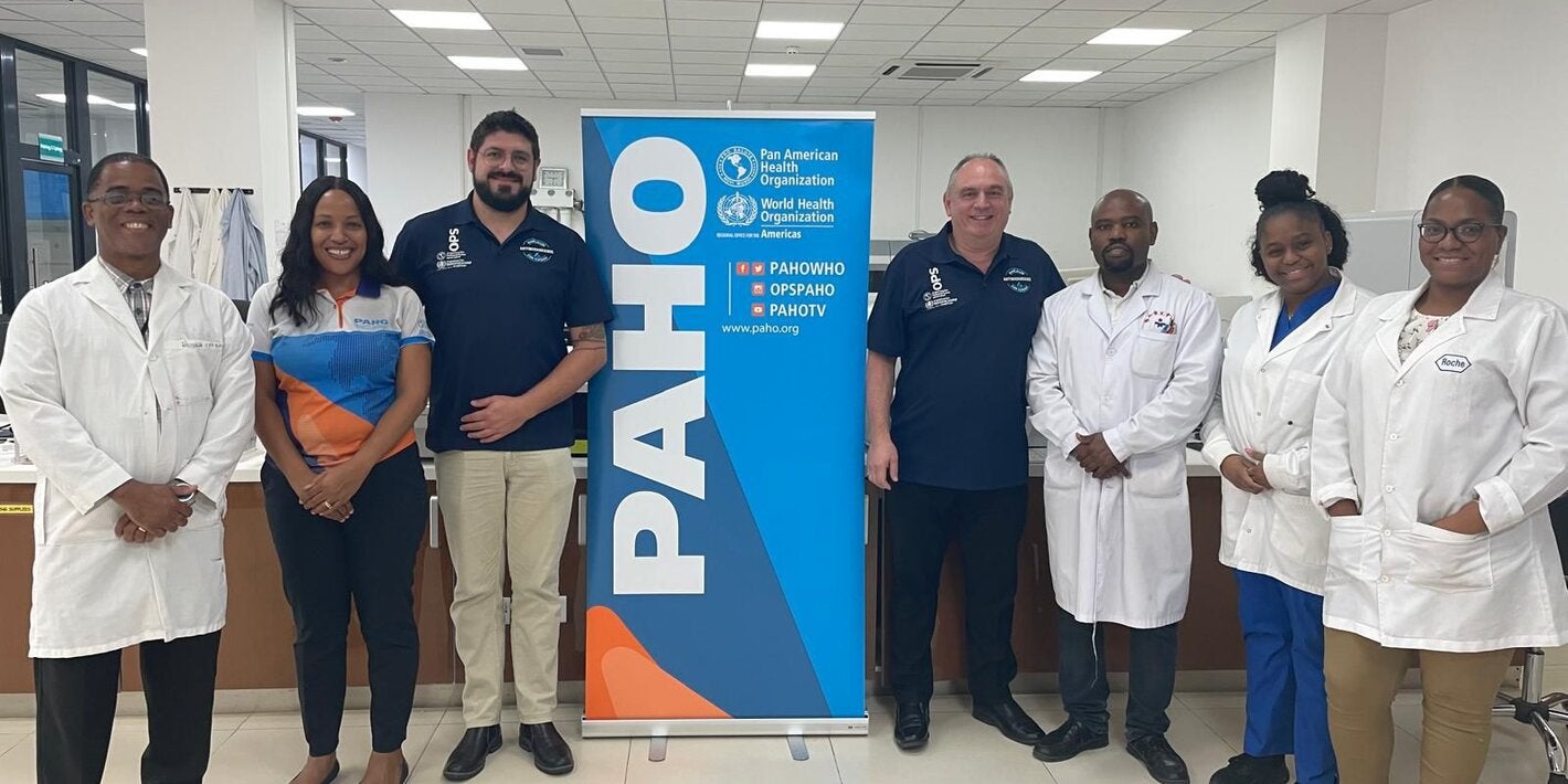 Medical Laboratory Scientist, Haze John participates in AMR Surveillance training with colleagues.