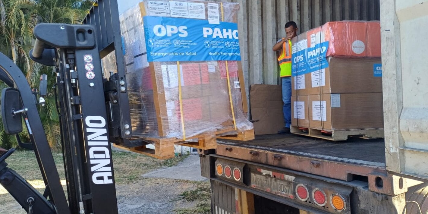 La OPS recibe kits para el manejo de emergencias hospitalarias