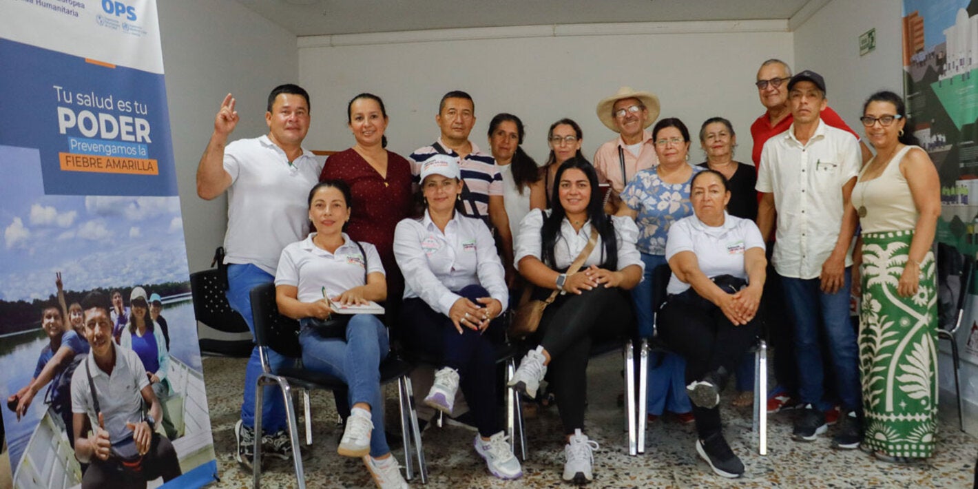 Personal participante en taller de Fiebre amarilla