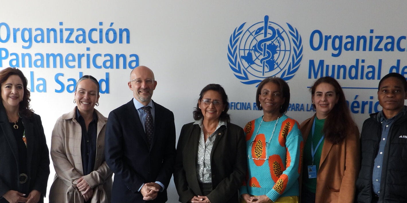 Personas participantes en la visita Unión Europea visita la OPS/OMS Colombia Unión Europea visita la OPS/OMS Colombia 