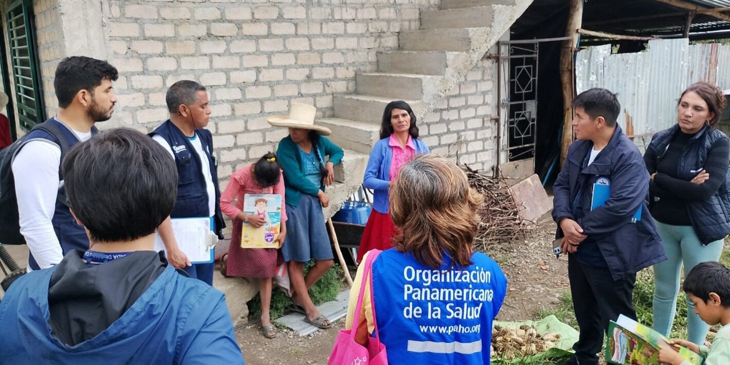 Equipos de salud y de la OPS realizan visita a pacientes de leishmaniasis