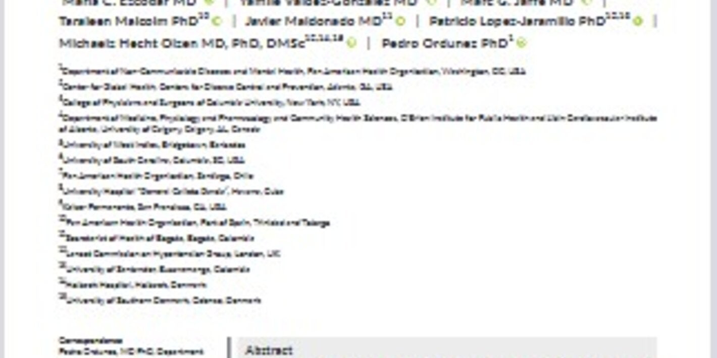 Thumbnail of the first page of the article Mapping stages, barriers and facilitators to the implementation of HEARTS in the Americas initiative in 12 countries: A qualitative study