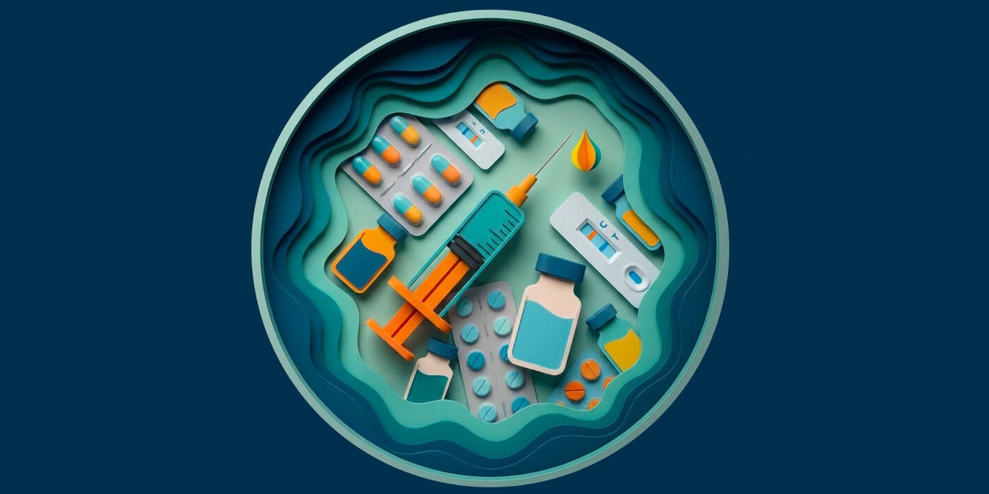 report cover: vaccines, medicines